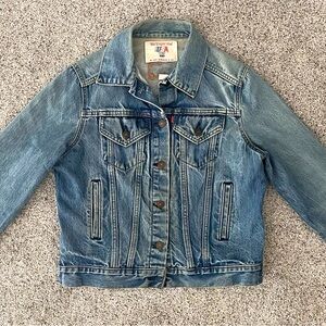 Vintage 1984 Levi’s Olympic Team Denim Jacket - Faded Blue, Rare